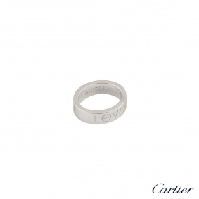Cartier White Gold Love Charm